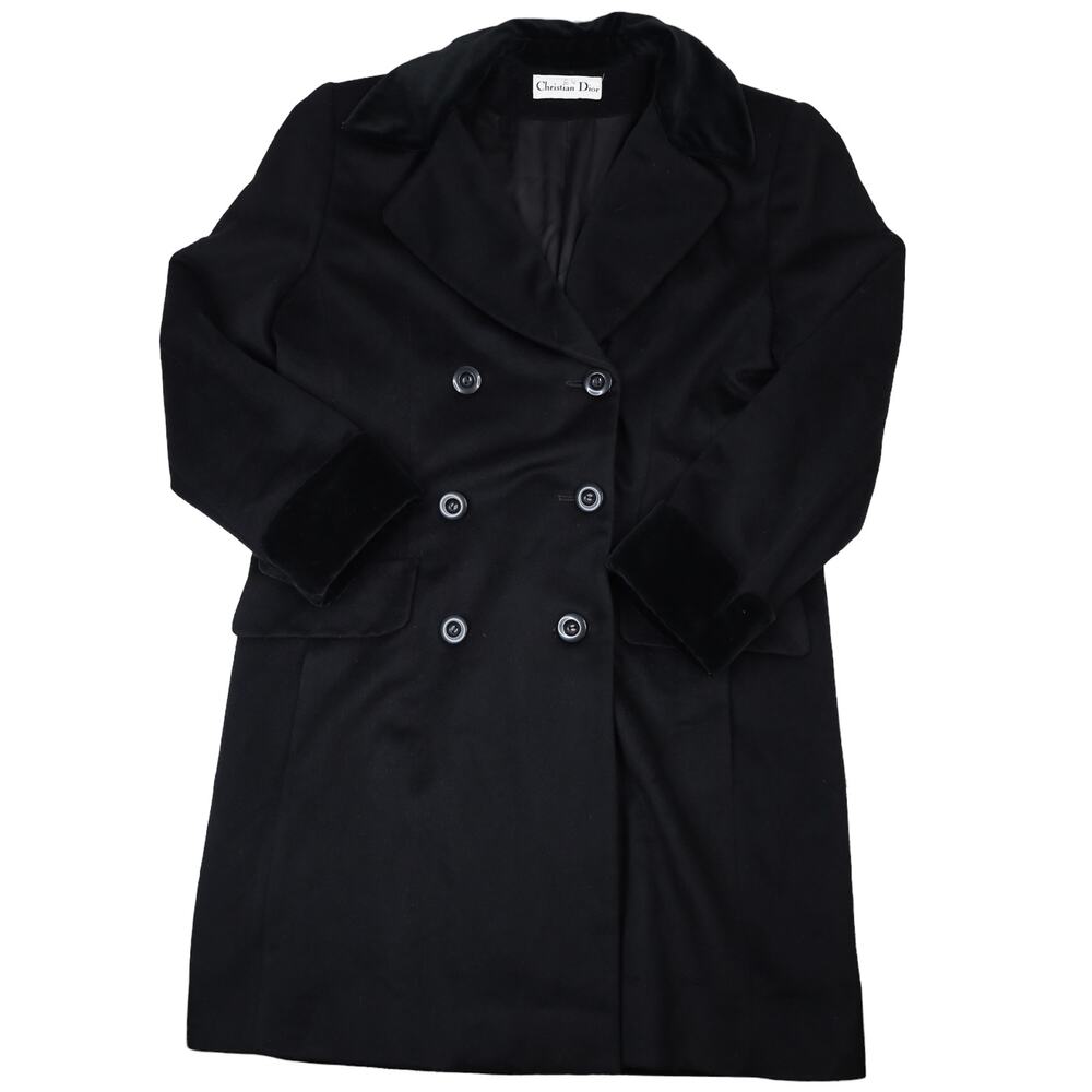Vintage Christian Dior %100 Wool Pea Coat